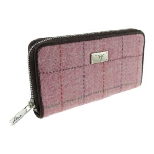 Harris Tweed Handtasche 'Staffa' In Leuchtendem Rosa