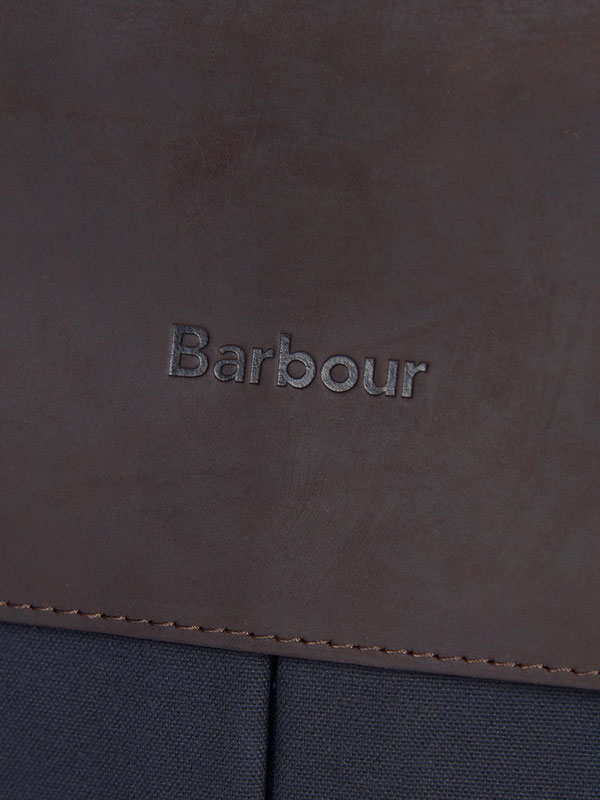 Barbour Aktentasche Wax Leather Briefcase Navy