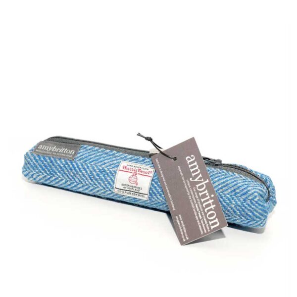 Harris Tweed Landscape Slim Federmäppchen Eisvogel
