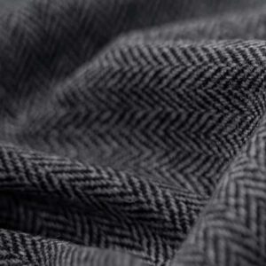 Harris Tweed Sakko ''London'' In Anthra Herringbone