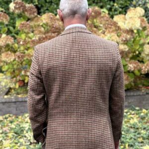 Harris Tweed Sakko ''London'' In Country Houndstooth