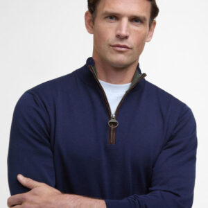 Barbour Pullover Bayfield Half-Zip Navy