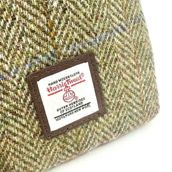 Harris Tweed Mini-Umhängetasche in Country Green