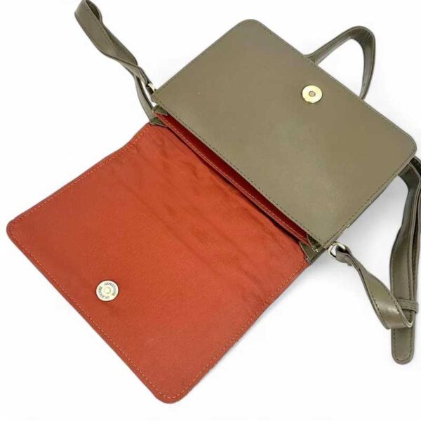 Harris Tweed Stepp-Schultertasche in Ahorn