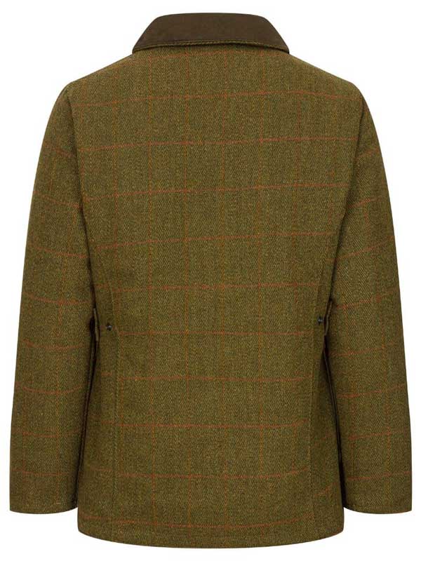 Derby Tweed Hazelwood Damen-Schießjacke Dunkelgrün