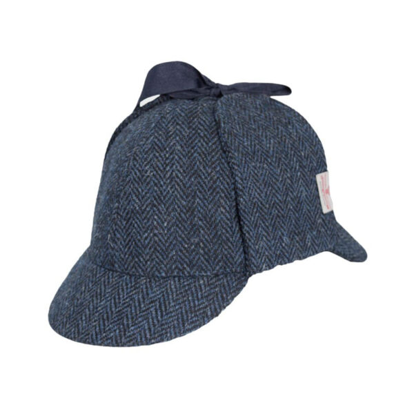 Harris Tweed Deerstalker Hut Watson Mitternachtsblau