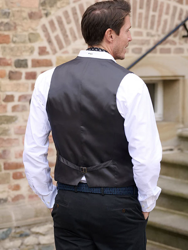 Harris Tweed Weste ''Tailor'' In Charcoal