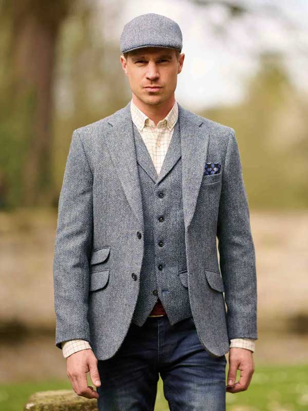Harris Tweed Sakko ''London'' In Tweed Of Water