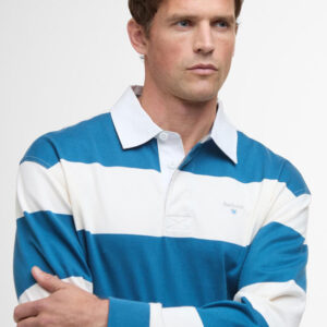 Barbour Rugby Polo Blue White
