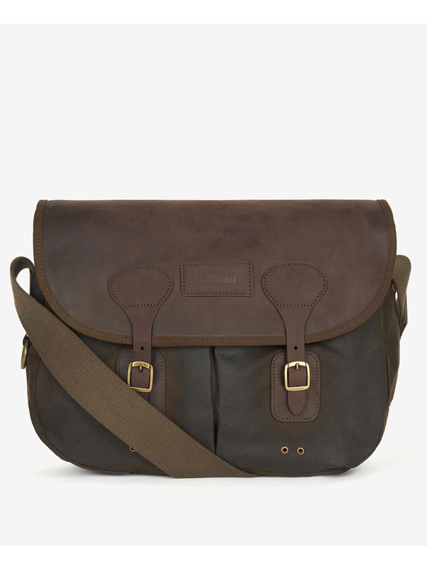 Barbour Tasche Wax Leather Tarras Olive