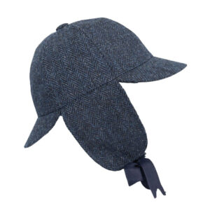 Harris Tweed Deerstalker Hut Watson Mitternachtsblau