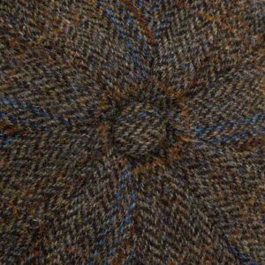 Harris Tweed 8 Piece Baker Boy Flat Cap