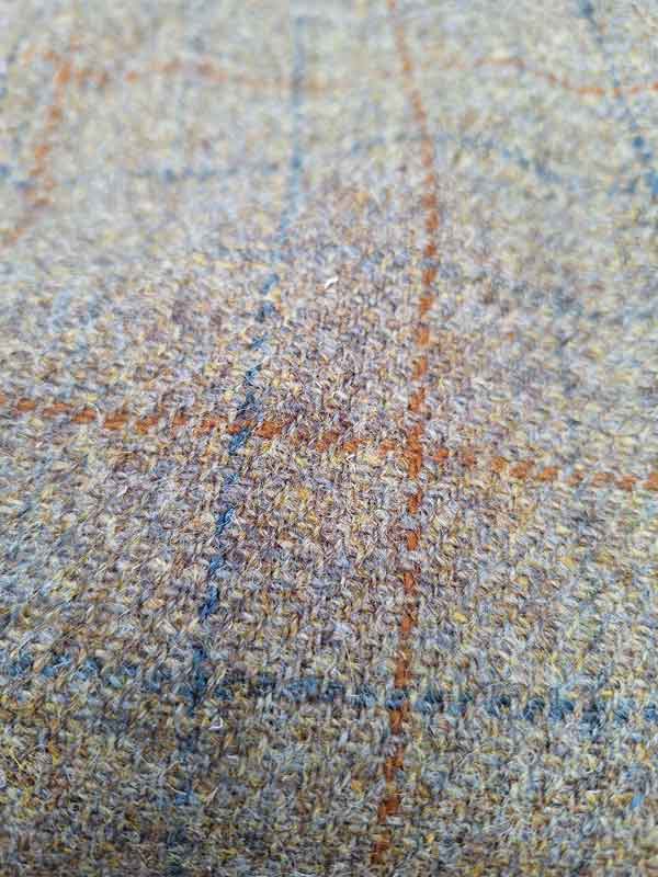 Harris Tweed Hose ''Mr. Miller " In Walnut Check