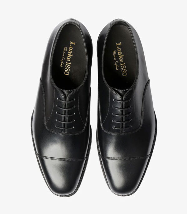 Aldwych Black Calf Oxford Capital/F Fitt Leather sole
