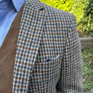 Harris Tweed Sakko London In Houndstooth Tweed