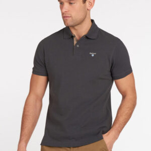 Barbour Poloshirt Tartan Pique Navy Dress