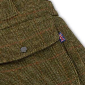 Derby Tweed Hazelwood Damen-Schießjacke Dunkelgrün