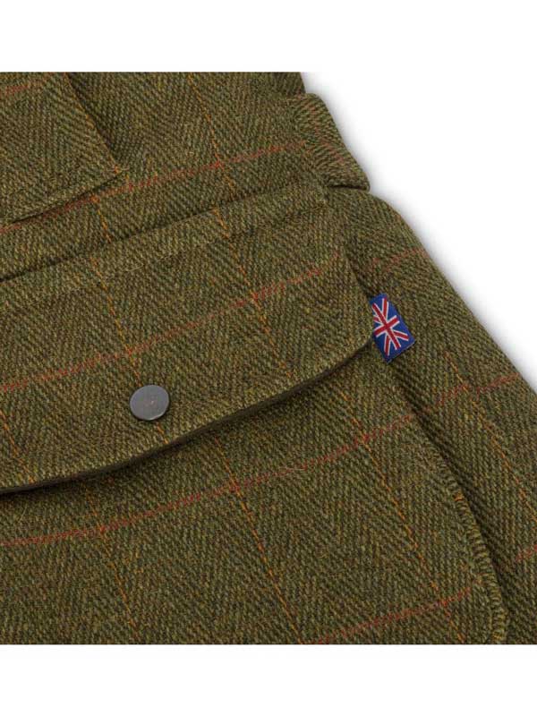 Derby Tweed Hazelwood Damen-Schießjacke Dunkelgrün