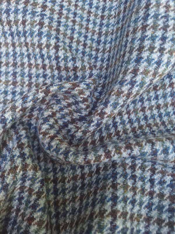 Harris Tweed Weste ''Wales'' In Houndstooth Tweed