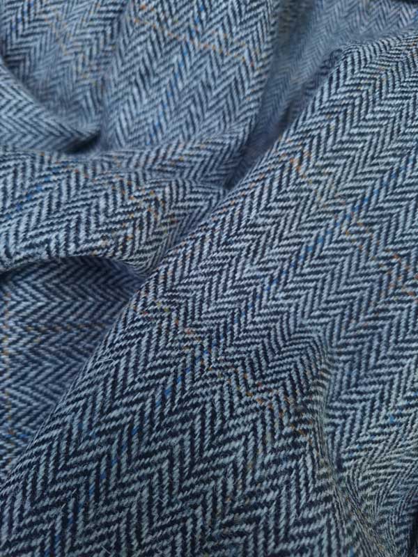 Harris Tweed Sakko ''London'' In Grey Herringbone