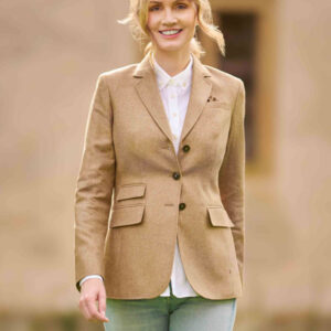 Wellington Seiden Damenblazer Sand
