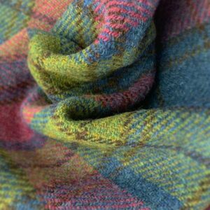 Bleistiftrock Aus Harris Tweed in Candy Check