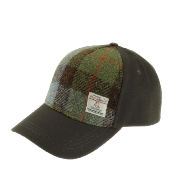 Baseballkappe mit Harris Tweed in Macleod Tartan