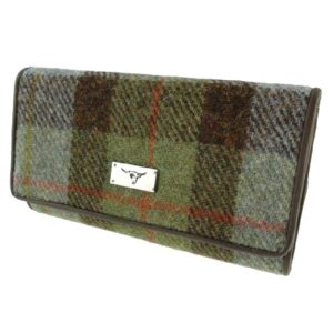 Harris Tweed-Geldbörse „Tiree“ im MacLeod-Tartan