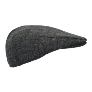 Flat Cap Harris Tweed Oakmoor Gun Metal