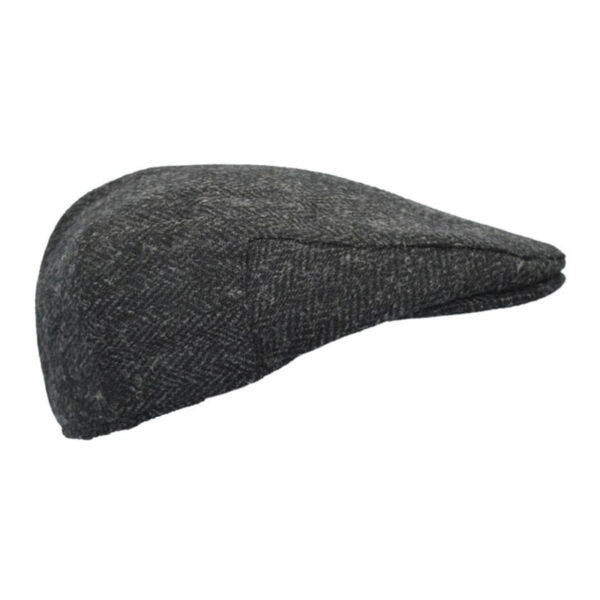 Flat Cap Harris Tweed Oakmoor Gun Metal