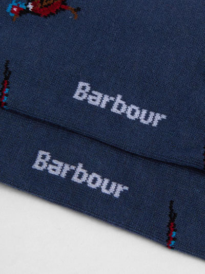 Barbour Socken Pheasant Oceana Blue