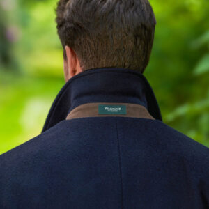 Langer Herrenmantel „Delchester“ Aus Woll-Kaschmir In Navy