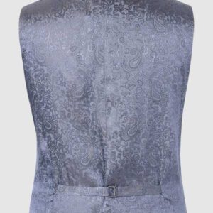 Iain Waistcoat Yorkshire Tweed - Mustard/Blue