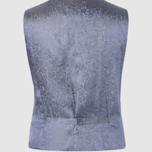 ANGUS WAISTCOAT - MUSTARD/BLUE