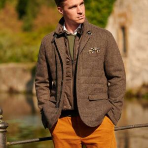 Wellington Tweed Visgraat Jack Bruin