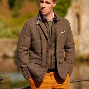 Wellington Tweed Visgraat Jack Bruin