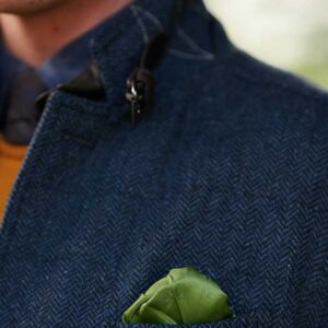 Wellington Tweed Visgraat Jack Blauw