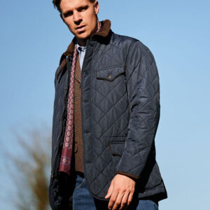 Stepp Jack Met Harris Tweed Details Blauw