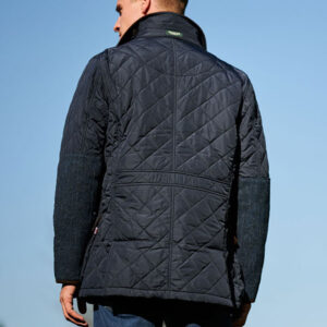 Stepp Jack Met Harris Tweed Details Blauw