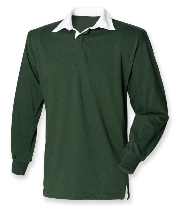 Classic Rugby Shirt, bottle groen