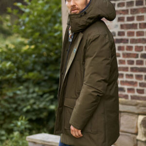 Wellington, Wind- en waterbestendige Parka Olijf