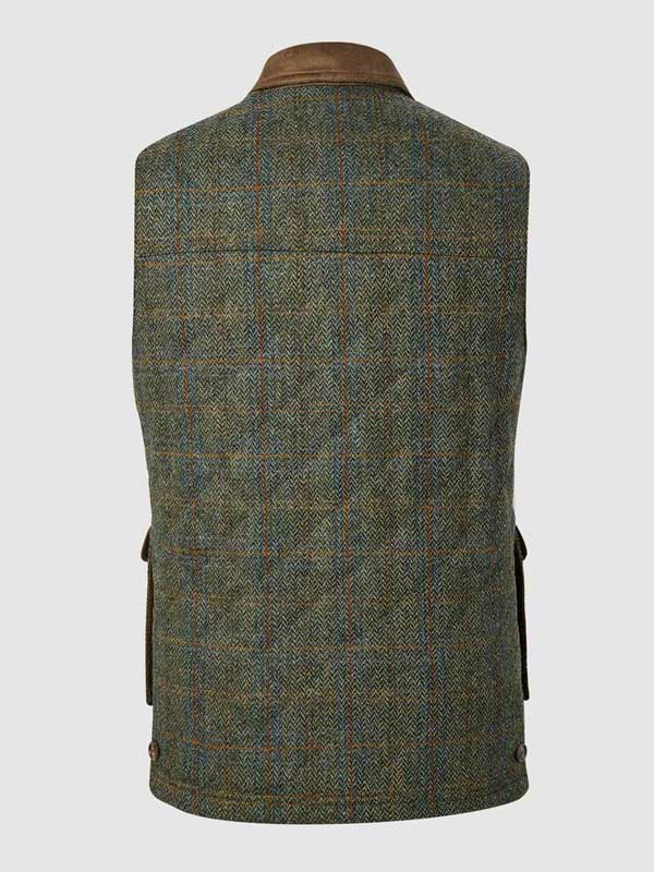 Harris Tweed Körperwärmer - Grün multi