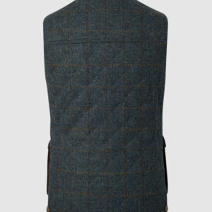 Harris Tweed Body Warmer-Blue multi