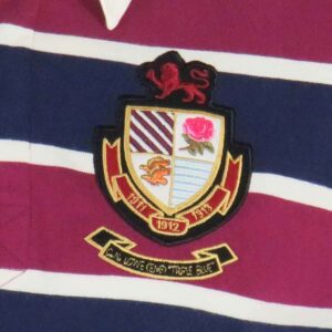 ENGLAND RUGBY SHIRT VINTAGE TRIPLE BLUE