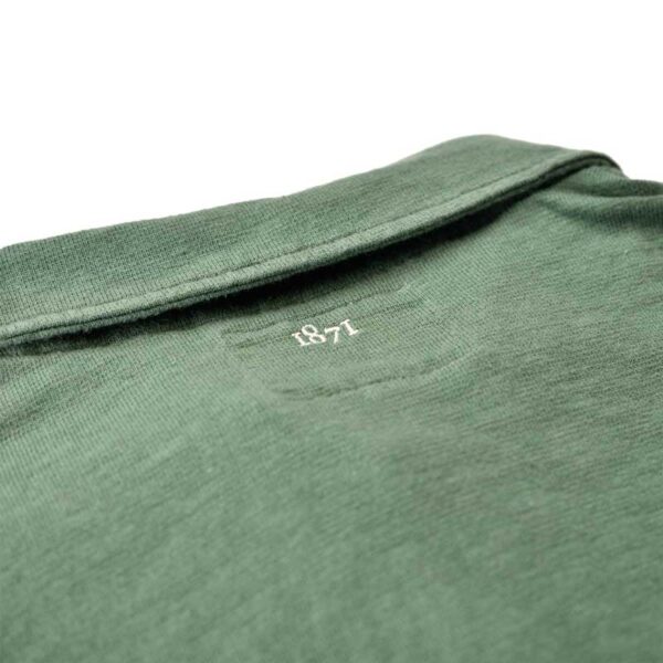 BLACK & BLUE 1871, LANGE MOUW POLO SHIRT GROEN