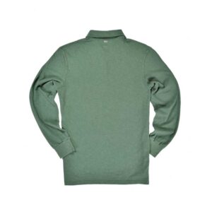 BLACK & BLUE 1871, LANGE MOUW POLO SHIRT GROEN