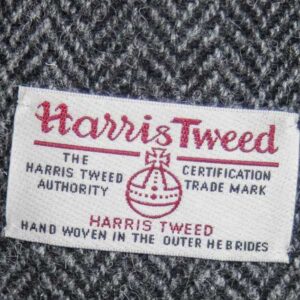 Harris Tweed Utility Sakko Grau Fischgrätmuster