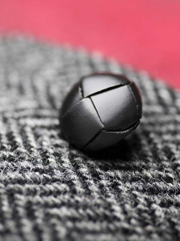 Harris Tweed Utility Sakko Grau Fischgrätmuster