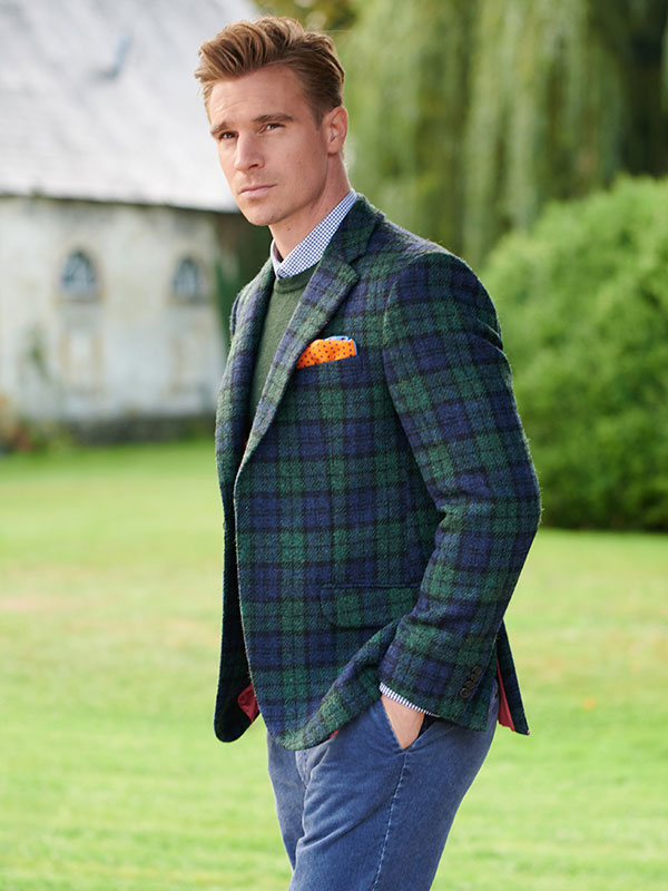 Harris Tweed Sakko Black Watch