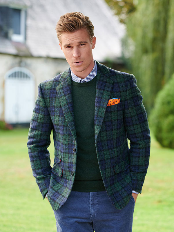 Harris Tweed Sakko Black Watch
